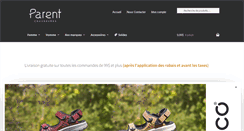Desktop Screenshot of chaussuresparent.com